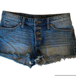 Lucky Brand Denim Jean Shorts Sz 4/27